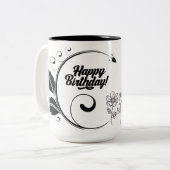 Taza blanca cafe ツートーンマグカップ (正面左)