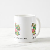 TAZA  BLANCA DE DESAYUNO  CON UN LINDO TEXTO コーヒーマグカップ (正面右)