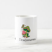 TAZA  BLANCA DE DESAYUNO  CON UN LINDO TEXTO コーヒーマグカップ (中央)