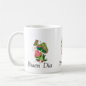 TAZA  BLANCA DE DESAYUNO  CON UN LINDO TEXTO コーヒーマグカップ (左)