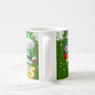 taza blanca Navideña  コーヒーマグカップ