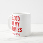 Taza Blood Of My Enemies コーヒーマグカップ (正面左)