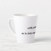 taza café カフェラテマグ (左アングル)