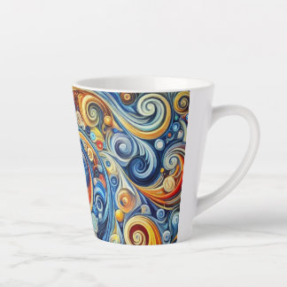 Taza caos armonioso カフェラテマグ
