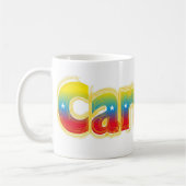 Taza Caracas コーヒーマグカップ (左)
