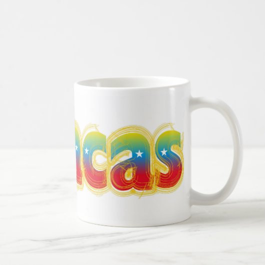 Taza Caracas コーヒーマグカップ (右)