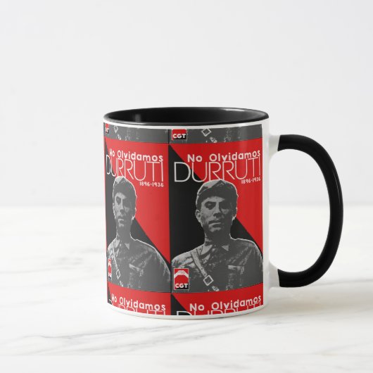 Taza cartel Durruti マグカップ (右)