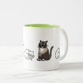 Taza CATS ツートーンマグカップ (正面右)
