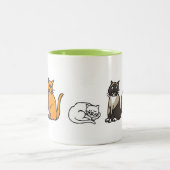 Taza CATS ツートーンマグカップ (中央)