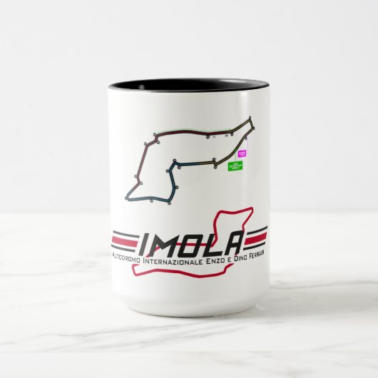 Taza circuito circuito de imola マグカップ (中央)