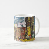 Taza ciudad abstracta コーヒーマグカップ (正面右)