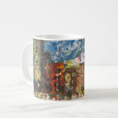 Taza ciudad abstracta コーヒーマグカップ (正面左)