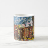 Taza ciudad abstracta コーヒーマグカップ (中央)