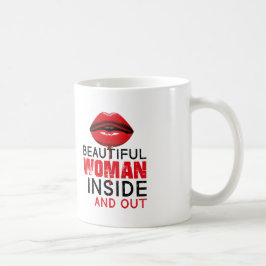 Taza clásica Beautiful Woman コーヒーマグカップ