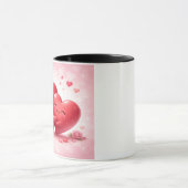 Taza Clásica con Diseño de Corazones – Regalo Perf マグカップ (中央)