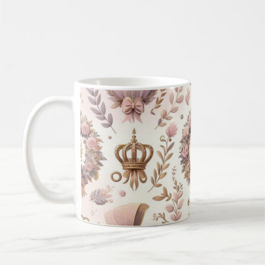 Taza Clásica Corona Colección Tazas con Alma コーヒーマグカップ (左)