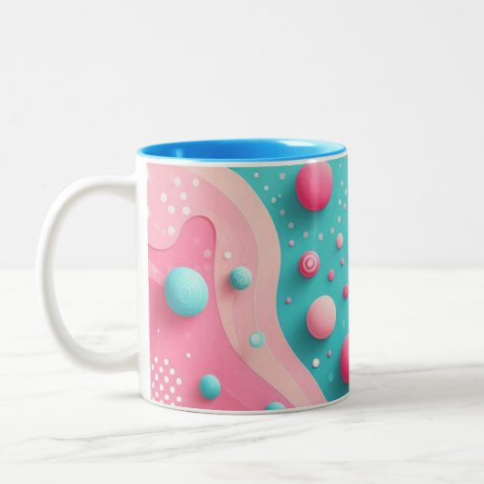 Taza Clásica Éter Colección Tazas con Alma ツートーンマグカップ (左)