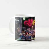 Taza Clay Kids escenario コーヒーマグカップ (正面左)