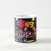Taza Clay Kids escenario コーヒーマグカップ (中央)