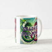 Taza Coffe DANCING DRAZON コーヒーマグカップ (正面右)