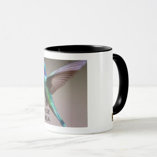TAZA COLIBRÍ DE VENEZUELA. マグカップ (正面右)
