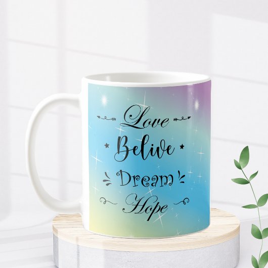 Taza colores y motivacion コーヒーマグカップ
