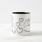 Taza combo,15 oz,cafe ツートーンマグカップ (中央)