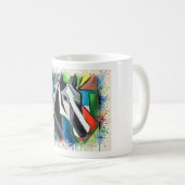 Taza con Arte Adstrato コーヒーマグカップ (正面右)