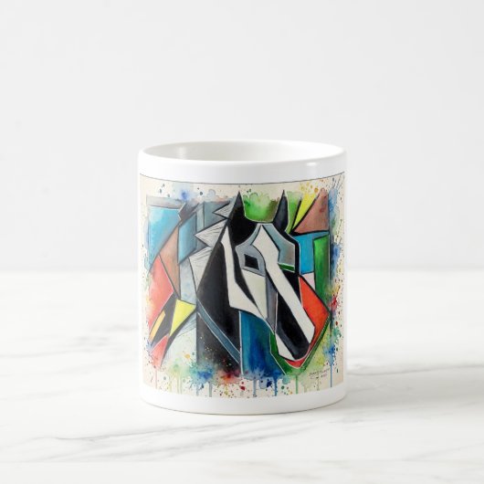 Taza con Arte Adstrato コーヒーマグカップ (中央)