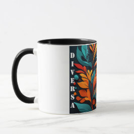 Taza con Arte Simbólico de Biodiversidad マグカップ