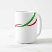 Taza con bandera italiana コーヒーマグカップ (正面右)