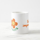 taza con dedicatoria a mujer con bella energía コーヒーマグカップ (中央)