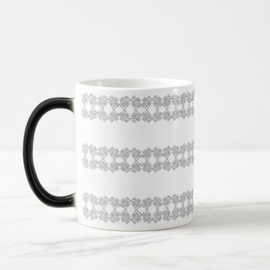 Taza con dibujo geométrico モーフィングマグカップ (左)