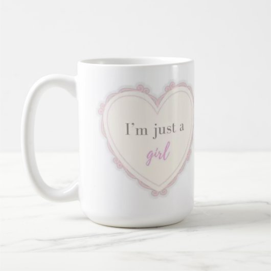 Taza con diseño coquette コーヒーマグカップ (左)