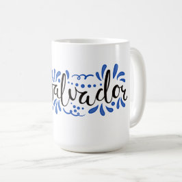 Taza con Diseño de El Salvador コーヒーマグカップ