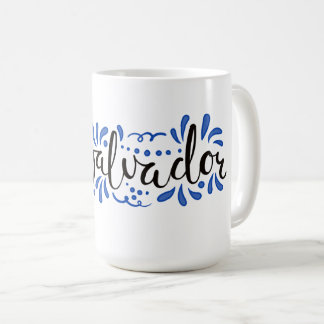 Taza con Diseño de El Salvador コーヒーマグカップ