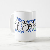 Taza con Diseño de El Salvador コーヒーマグカップ (正面左)