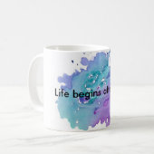 Taza con diseño único コーヒーマグカップ (正面左)