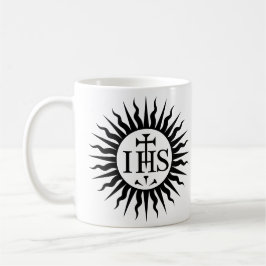 Taza con el monograma IHS de la Compañía de Jesús コーヒーマグカップ