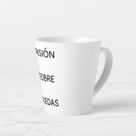 Taza con frase del mundo del motor  カフェラテマグ