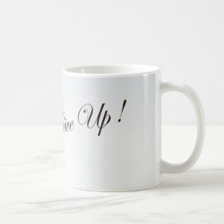 Taza con frase Don't give Up コーヒーマグカップ
