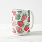 Taza con fresas コーヒーマグカップ (正面右)
