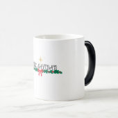 Taza con hermosa decoracion de navidad モーフィングマグカップ (正面右)