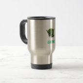 Taza con la foto de una arbol en via de extinción トラベルマグ (正面左)
