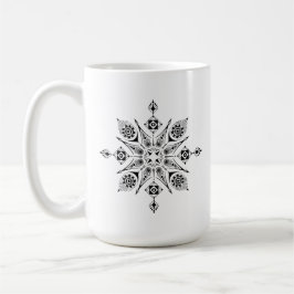 Taza con mandala コーヒーマグカップ