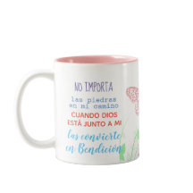 Taza con mensaje - No importa las piedras...