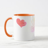 TAZA CON MESNAJE DE AMOR  マグカップ (左)