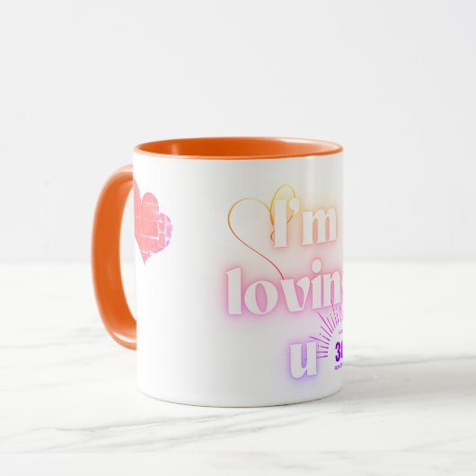 TAZA CON MESNAJE DE AMOR  マグカップ (正面左)