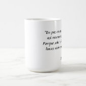 Taza con texto bíblico モーフィングマグカップ (中央)