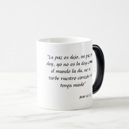 Taza con texto bíblico モーフィングマグカップ